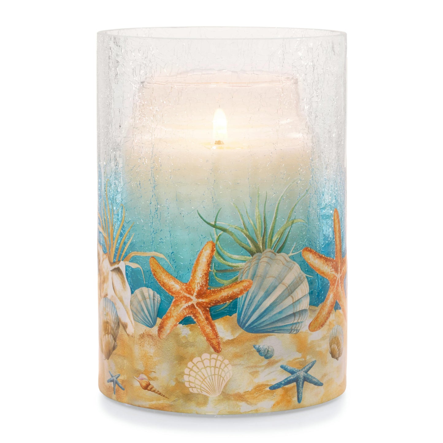 Coastal Jar Candle Holder (S4BE2)